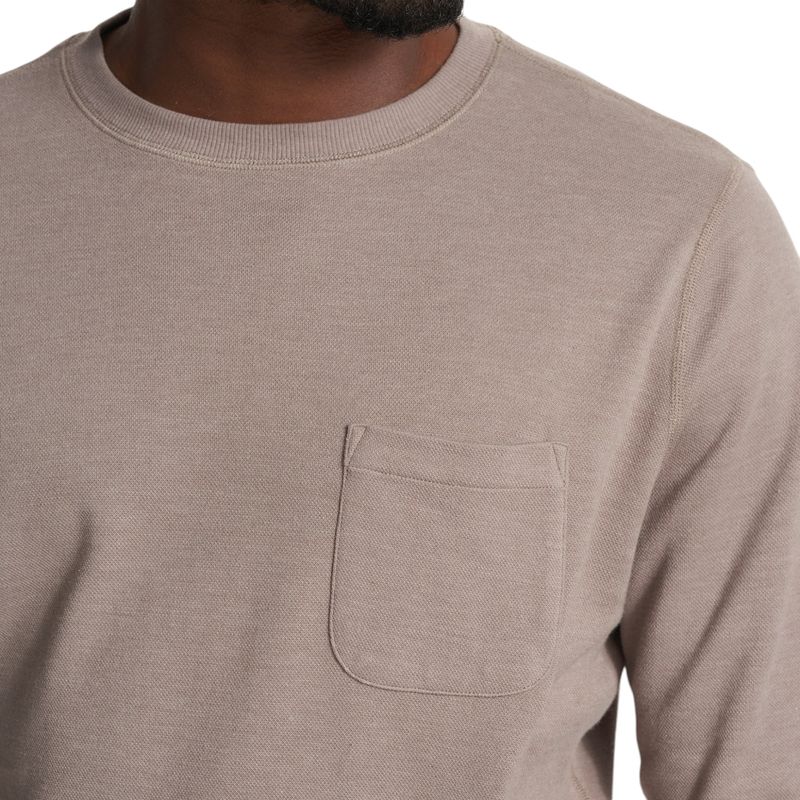 Vuori-Jeffreys-Pullover-Shirt---Men-s-Walnut-Heather