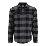Simms Gallatin Flannel Fishing Shirt - Men's Slate Buffalo Check