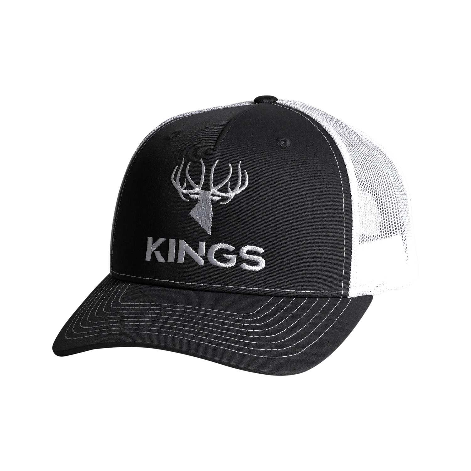 KINGS Kings Embroidered Logo Hat Charcoal / White