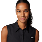 Columbia PFG Tamiami Sleeveless Shirt - Women's BLACK