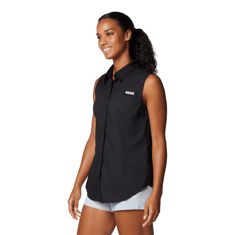 Columbia PFG Tamiami Sleeveless Shirt - Women's BLACK