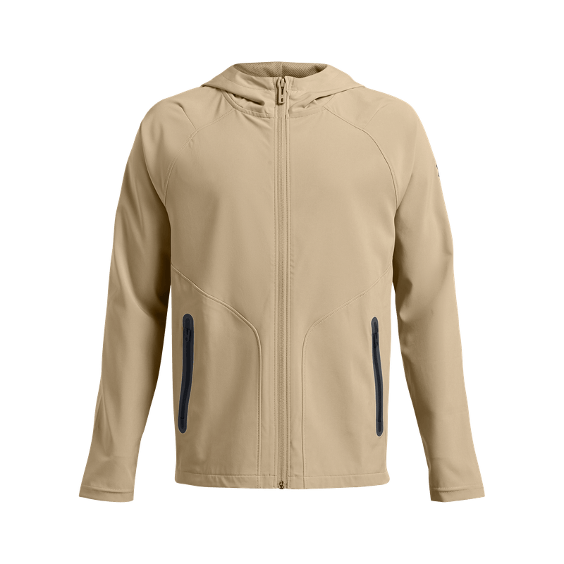 Under-Armour-UA-Unstoppable-Full-Zip---Boys--City-Khaki-Black