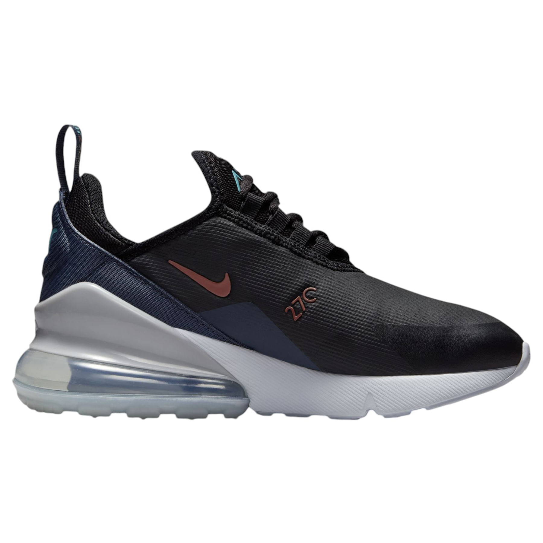 Nike 270 black and blue mens hotsell