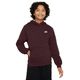 Nike Sportswear Club Fleece Pullover Hoodie - Youth Burgundy Crush / White