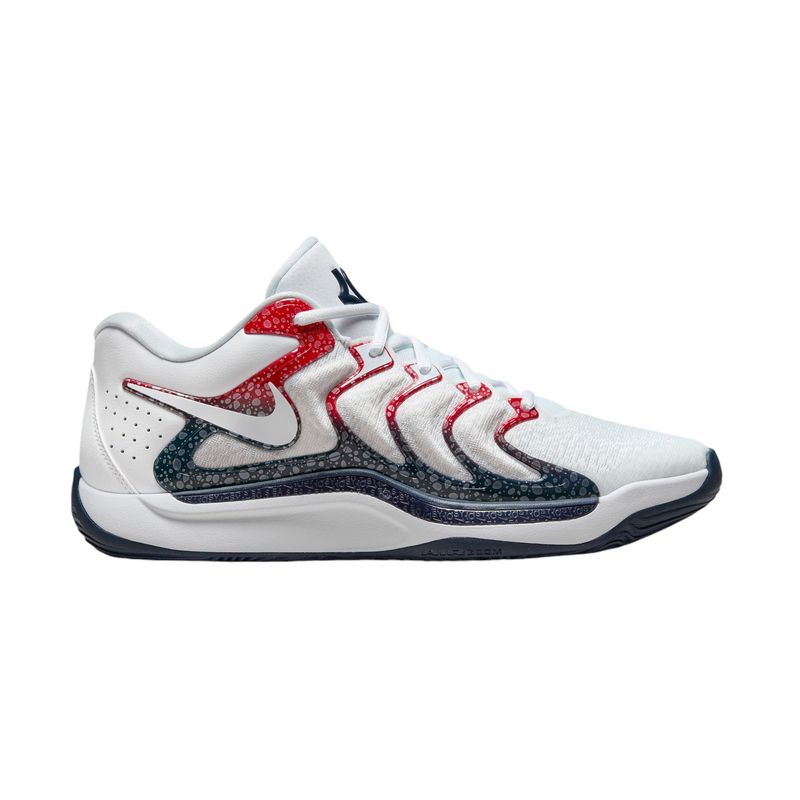 Nike Kd17  Basketball Shoe White / Obsidian / University Red