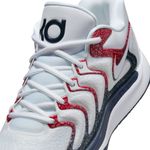 Nike Kd17  Basketball Shoe White / Obsidian / University Red