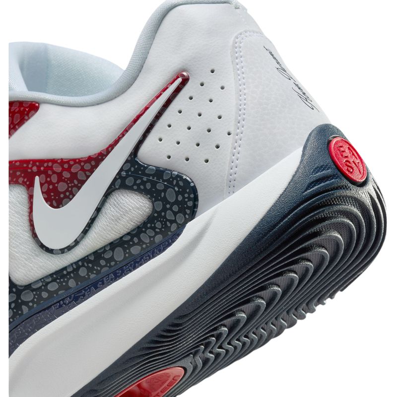 Nike Kd17  Basketball Shoe White / Obsidian / University Red