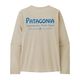 Patagonia Long Sleeve Capilene Cool Daily Graphic Shirt - Waters - Men's Water People Banner / Pumice X-Dye