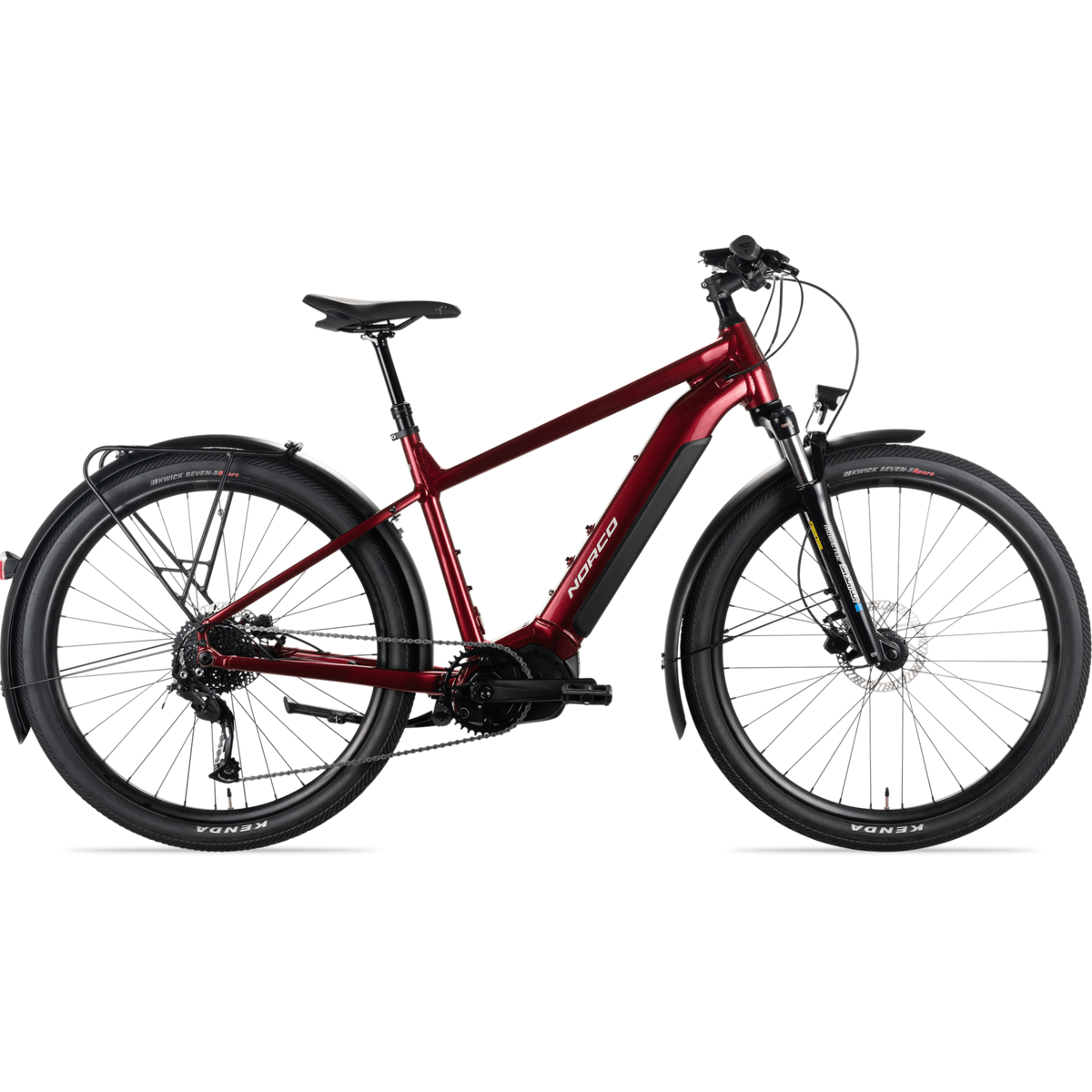 Norco Indie VLT 1 E-Bike - 2023 Red / Silver