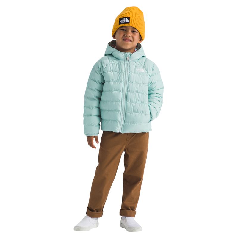 The-North-Face-Reversible-Perrito-Hooded-Jacket---Youth-Muted-Pine