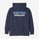 Patagonia Hoody Sweatshirt - Kids' P-6 Logo / New Navy