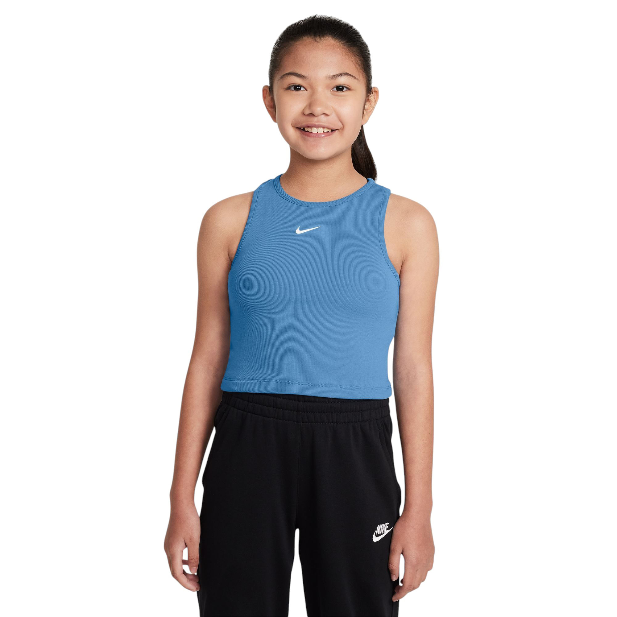 Nike Sportswear Ribbed Tank Top - Girls' - Als.com