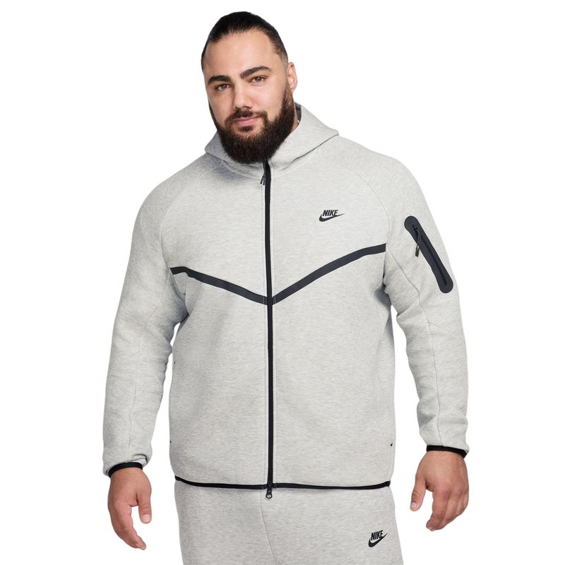 Nike-Sportswear-Tech-Fleece-Windrunner-Hoodie---Men-s-Dark-Grey-Heather---Black