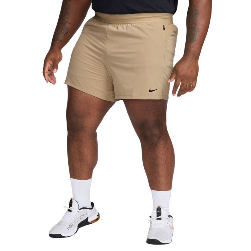 Nike-Nike-Flex-Rep-Dri-fit-5--Unlined-Fitness-Shorts---Men-s-Khaki---Black---Black