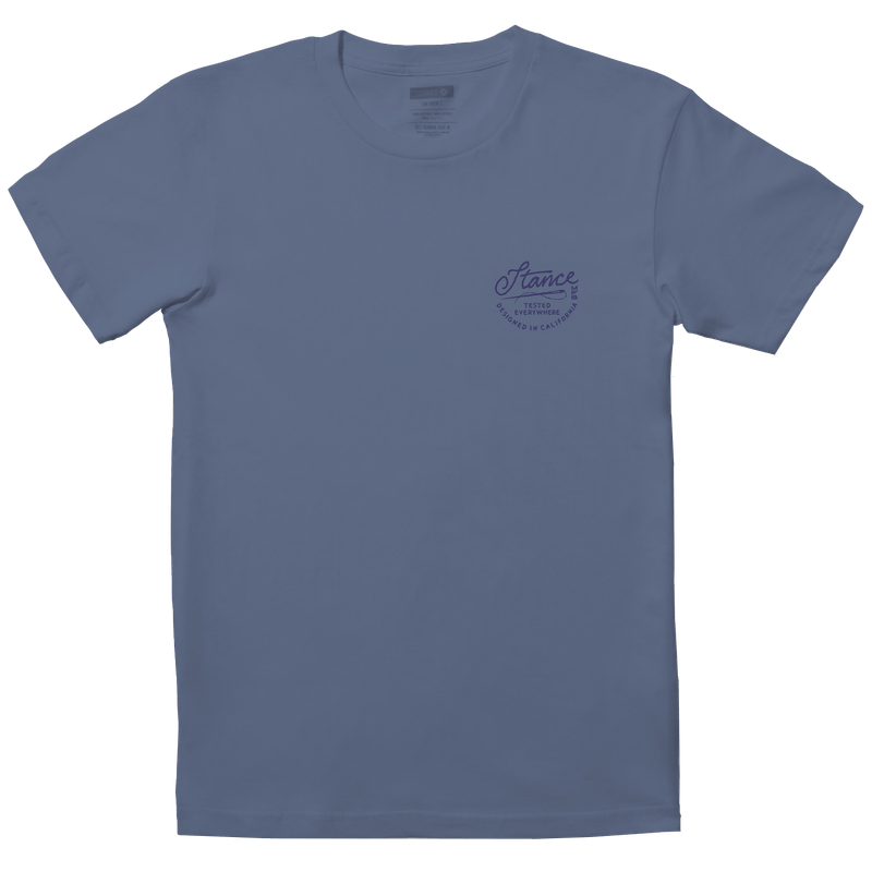 STANCE-STANDARD-ISSUE-TEE-Stone-Blue