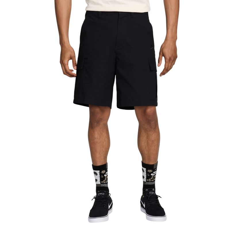 Nike-Club-Woven-Cargo-Short---Men-s-Black---Black