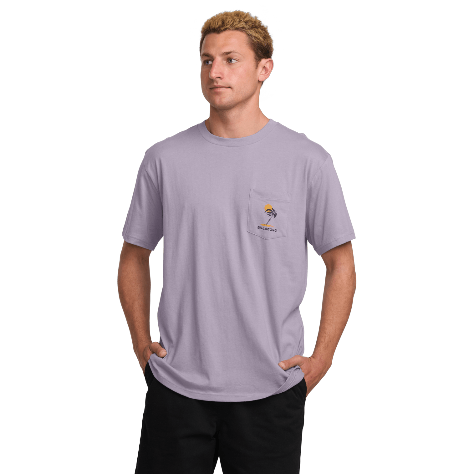 Billabong Troppo Pocket T-Shirt - Men's Light Purple