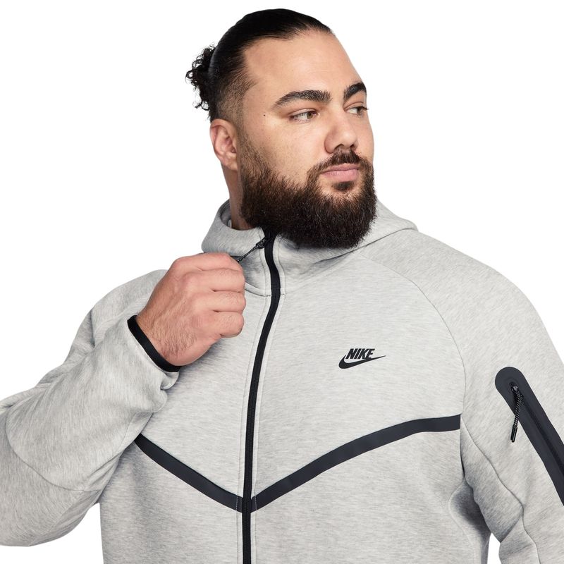 Nike-Sportswear-Tech-Fleece-Windrunner-Hoodie---Men-s-Dark-Grey-Heather---Black
