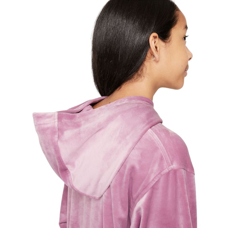 Nike-Pullover-Hoodie---Girls--Plum-Dust---Platinum-Violet