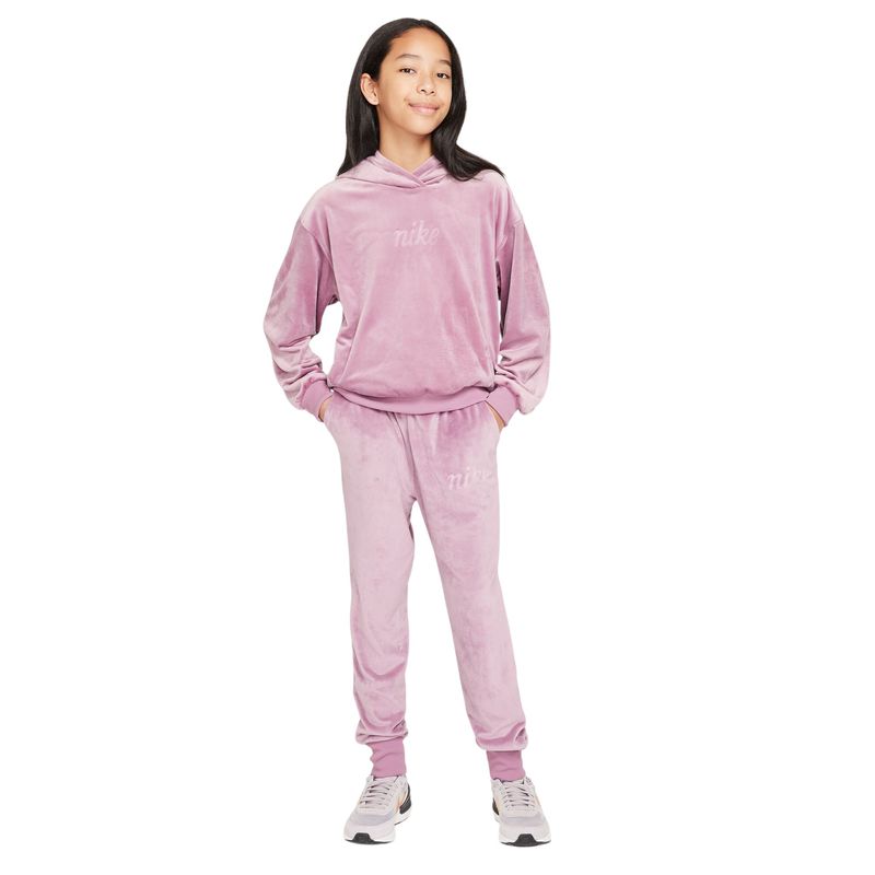 Nike-Pullover-Hoodie---Girls--Plum-Dust---Platinum-Violet