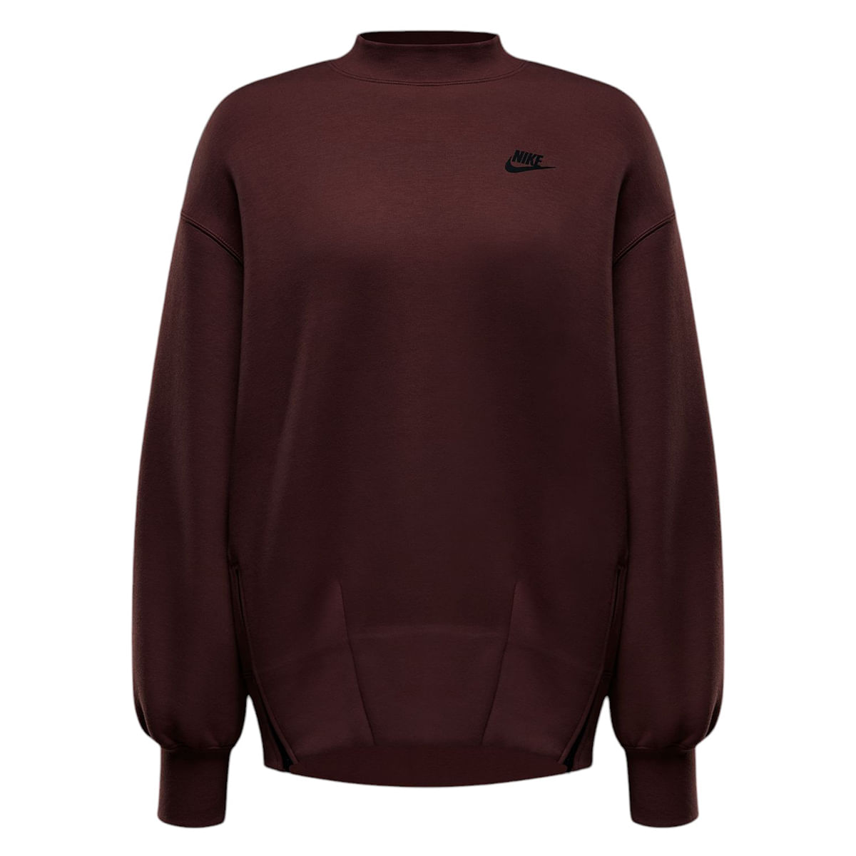 Nike Sportswear Tech Fleece Oversized Crew Neck Sweatshirt Women s