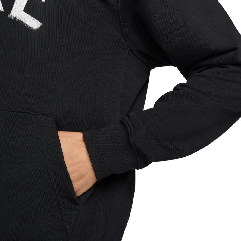 Nike-Swoosh-French-Terry-Pullover-Hoodie---Men-s-Black---Black---White
