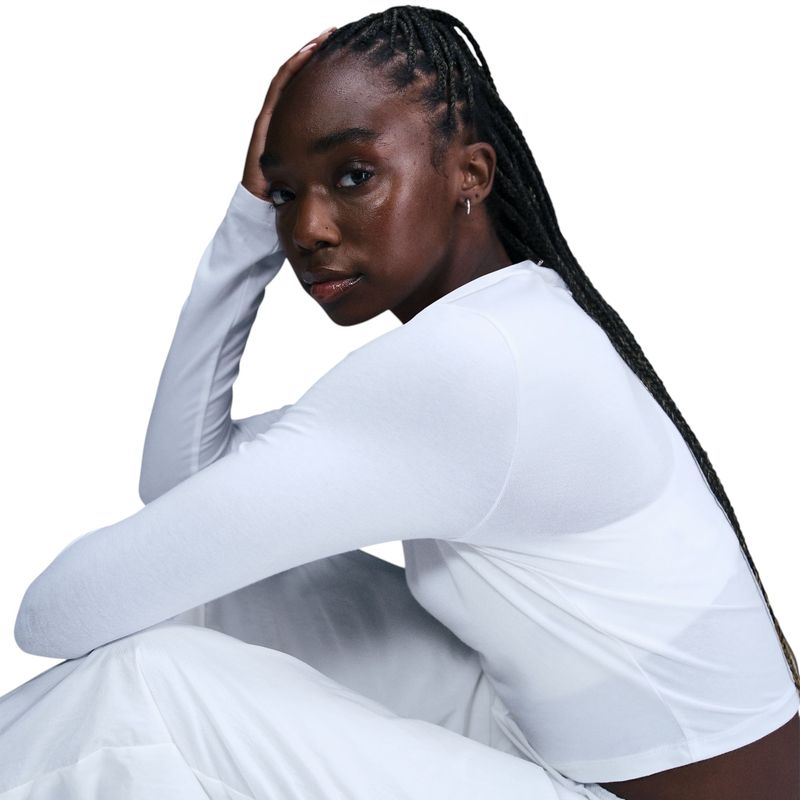 Nike-Chill-Knit-Slim-Long-Sleeve-Top---Women-s-White---White