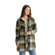Liv Outdoor Lichen Stretch Flannel Tunic Green Plaid