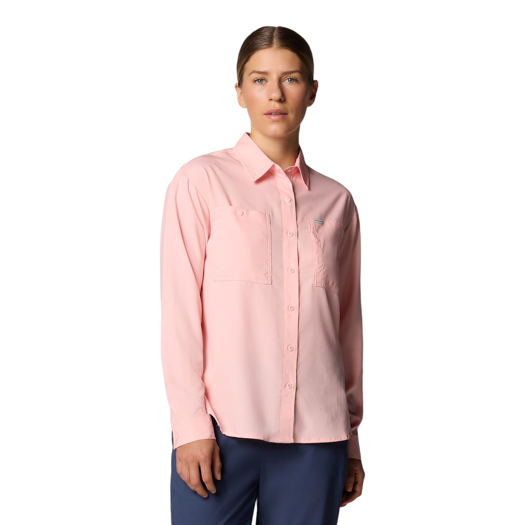 Columbia Silver Ridge Utility Ls Shirt - Women's Pink Sand