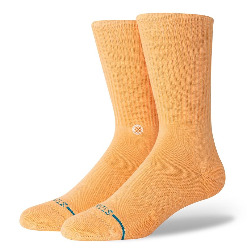Stance-Icon-Crew-Sock-Peach