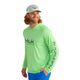 Huk Vented Pursuit Hoodie - Men's Summer Green Heather