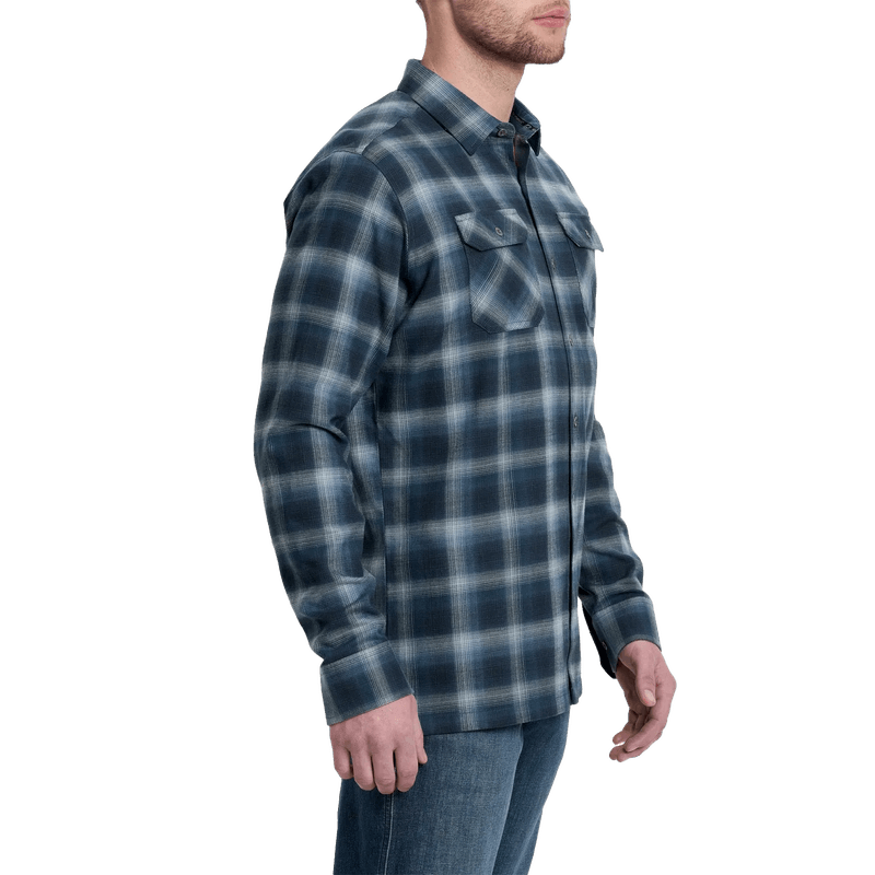 KUHL-Dillingr-Flannel-Shirt---Men-s-Blue-Creek