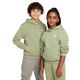 Nike Sportswear Club Fleece Pullover Hoodie - Youth Oil Green / White