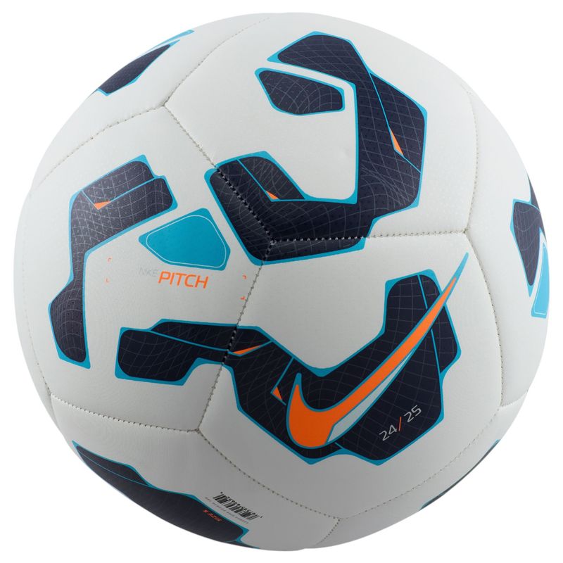 Nike Pitch Soccer Ball White / Blackened Blue / Hyper Crimson