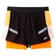 Brooks Run Visible 2 In 1 4" Short - Women's Black / Ecru / Fluoro Flash