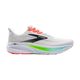 Brooks Ghost 17 Shoe - Men's White / Pink Clay / Gecko
