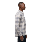 Travis-Mathew-Cloud-Flannel-Plaid-Button-Up-Shirt---Men-s-Oxford-Tan---Plum