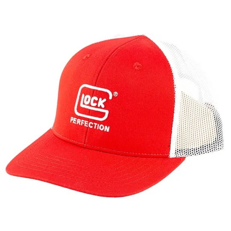 GLOCK-HAT-TRUCKER-Red---White