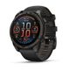 Garmin Fenix 8 AMOLED Watch Carbon Gray DLC Titanium / Black / Pebble Gray Silicone