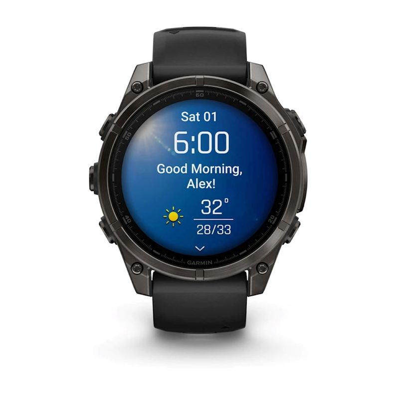 Garmin-Fenix-8-AMOLED-Watch-Carbon-Gray-DLC-Titanium---Black---Pebble-Gray-Silicone