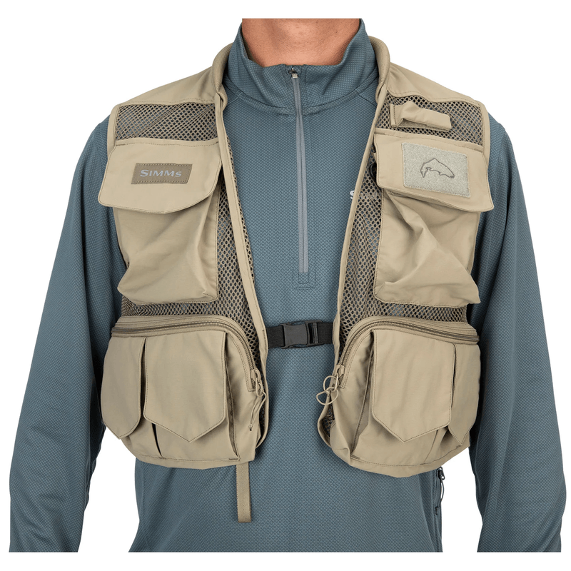 Simms Tributary Fishing Vest Tan