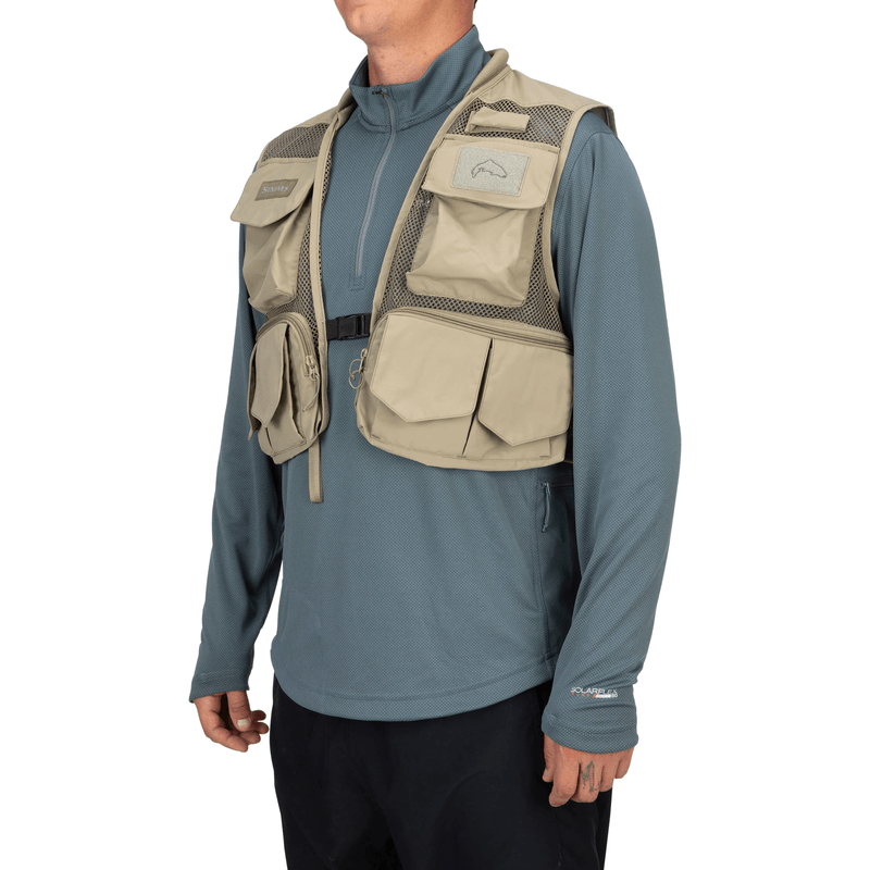 Simms Tributary Fishing Vest Tan