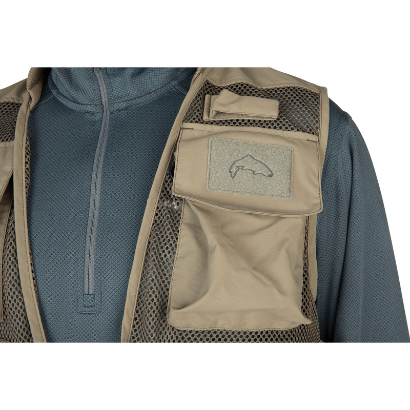 Simms Tributary Fishing Vest Tan