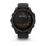 Garmin-Fenix-8-Sapphire-Solar-Watch-Carbon-Gray-DLC-Titanium---Black---Pebble-Gray-Silicone