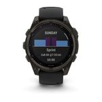 Garmin-Fenix-8-Sapphire-Solar-Watch-Carbon-Gray-DLC-Titanium---Black---Pebble-Gray-Silicone