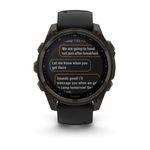 Garmin-Fenix-8-Sapphire-Solar-Watch-Carbon-Gray-DLC-Titanium---Black---Pebble-Gray-Silicone