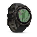 Garmin-Fenix-8-Sapphire-Solar-Watch-Carbon-Gray-DLC-Titanium---Black---Pebble-Gray-Silicone