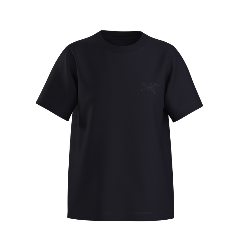 Arc-teryx-Kragg-Cotton-Little-Bird-Crew-Short-Sleeve-Shirt---Women-s-Black---Black