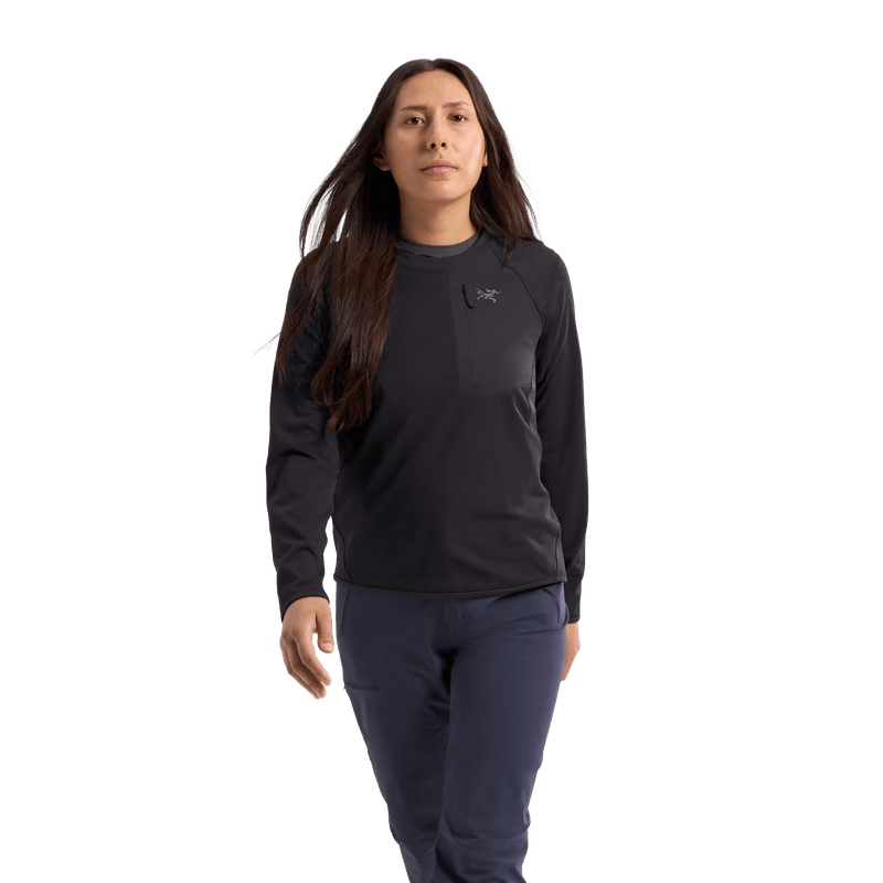 Arc'teryx Delta Crew Neck Pullover - Women's Black