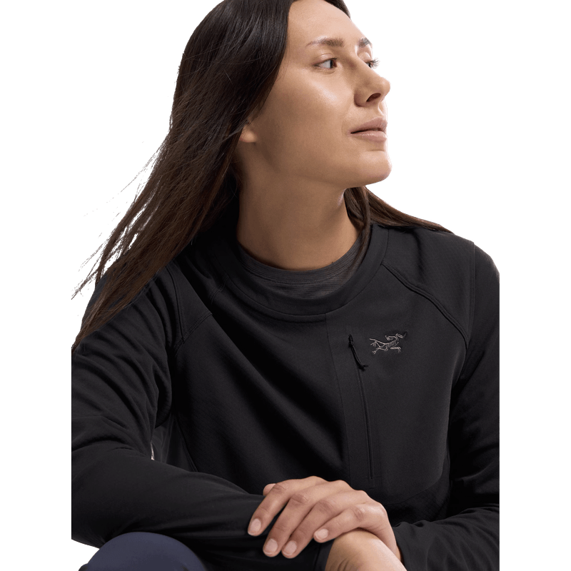 Arc'teryx Delta Crew Neck Pullover - Women's Black